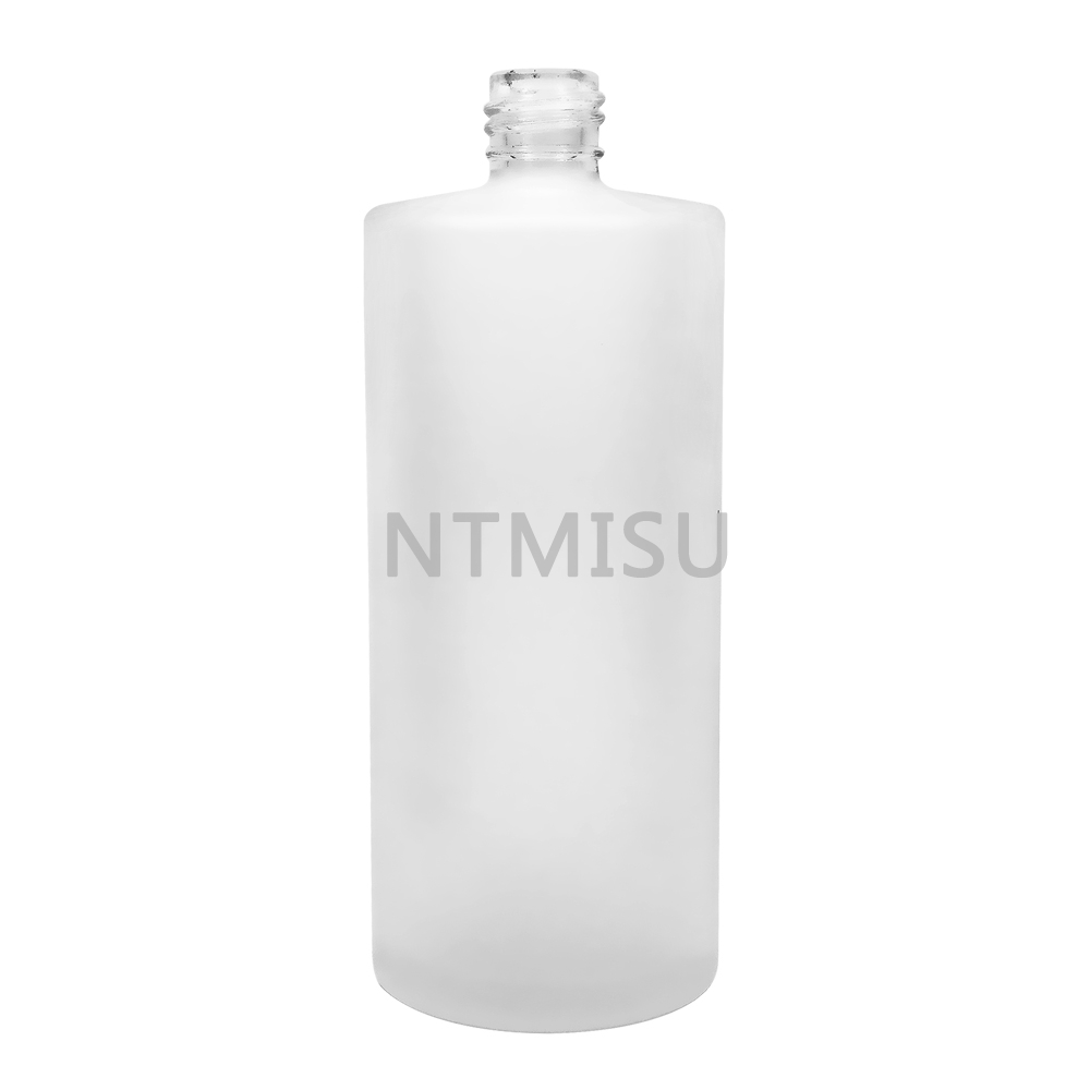 زجاجة عطر زجاجية شفافة مستديرة عالية الجودة سعة 230 مل فارغة