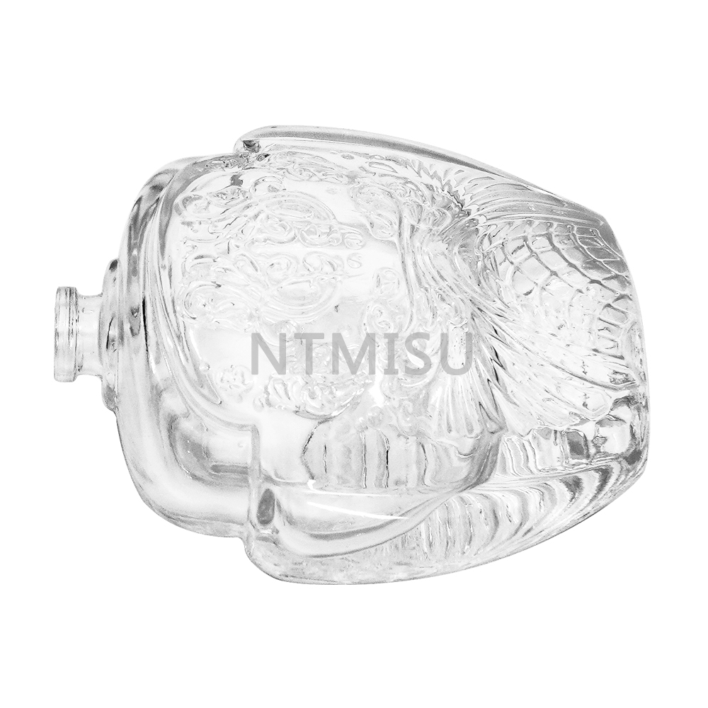 زجاجة عطر زجاجية شفافة فارغة فاخرة عالية الجودة سعة 85 مل