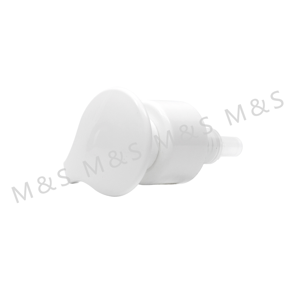 28 410 مضخة غسول بلاستيكية ناعمة بيضاء لتغليف مستحضرات التجميل