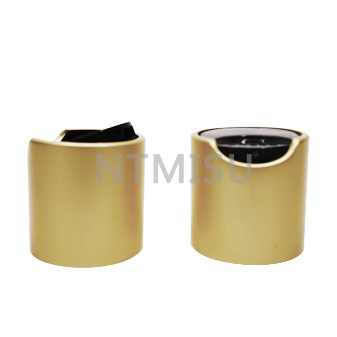 تصنيع احترافي 24 410 غطاء لولبي علوي للقرص الأسود والذهبي من الألومنيوم غير اللامع