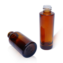 30 مل زجاجة زيت عطري بقطارة زجاجية مسطحة الكتف زجاجة بوسطن