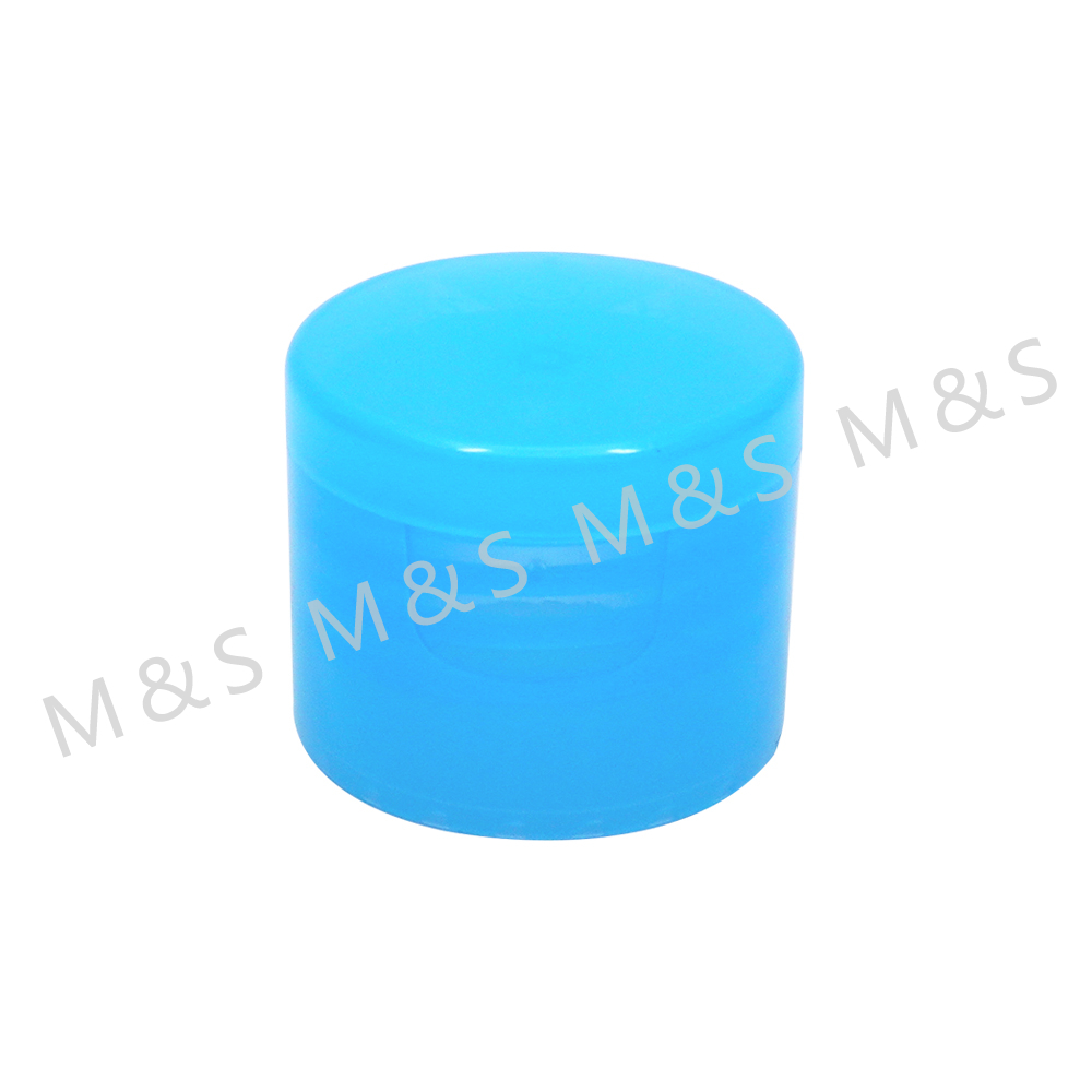 24 410 غطاء علوي من البلاستيك الأزرق للزجاجة