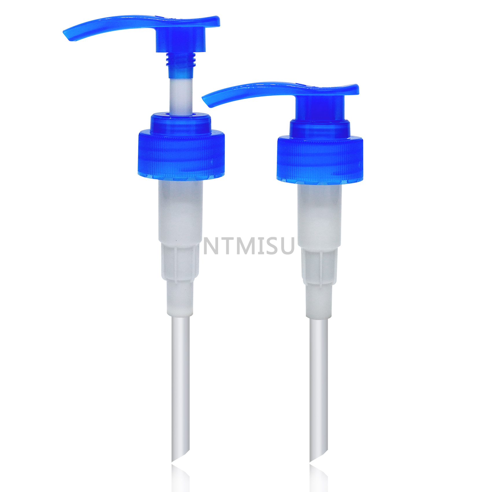 موزع مضخة الغسول الأزرق