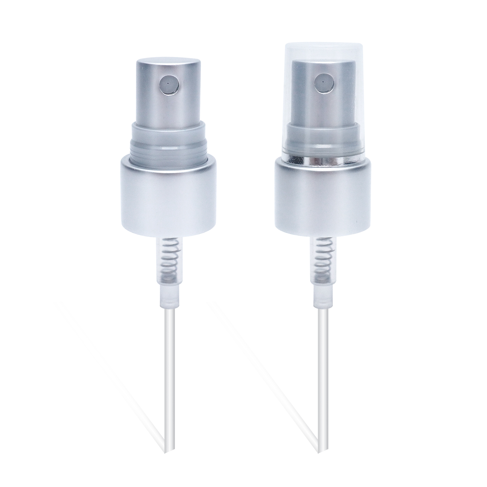 بخاخ رذاذ من الألومنيوم الفضي مقاس 20 مم