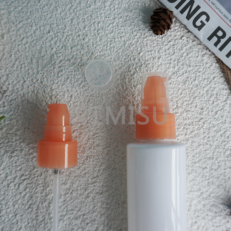 مضخة معالجة مستحضرات التجميل البلاستيكية باللون الوردي 24 ملم