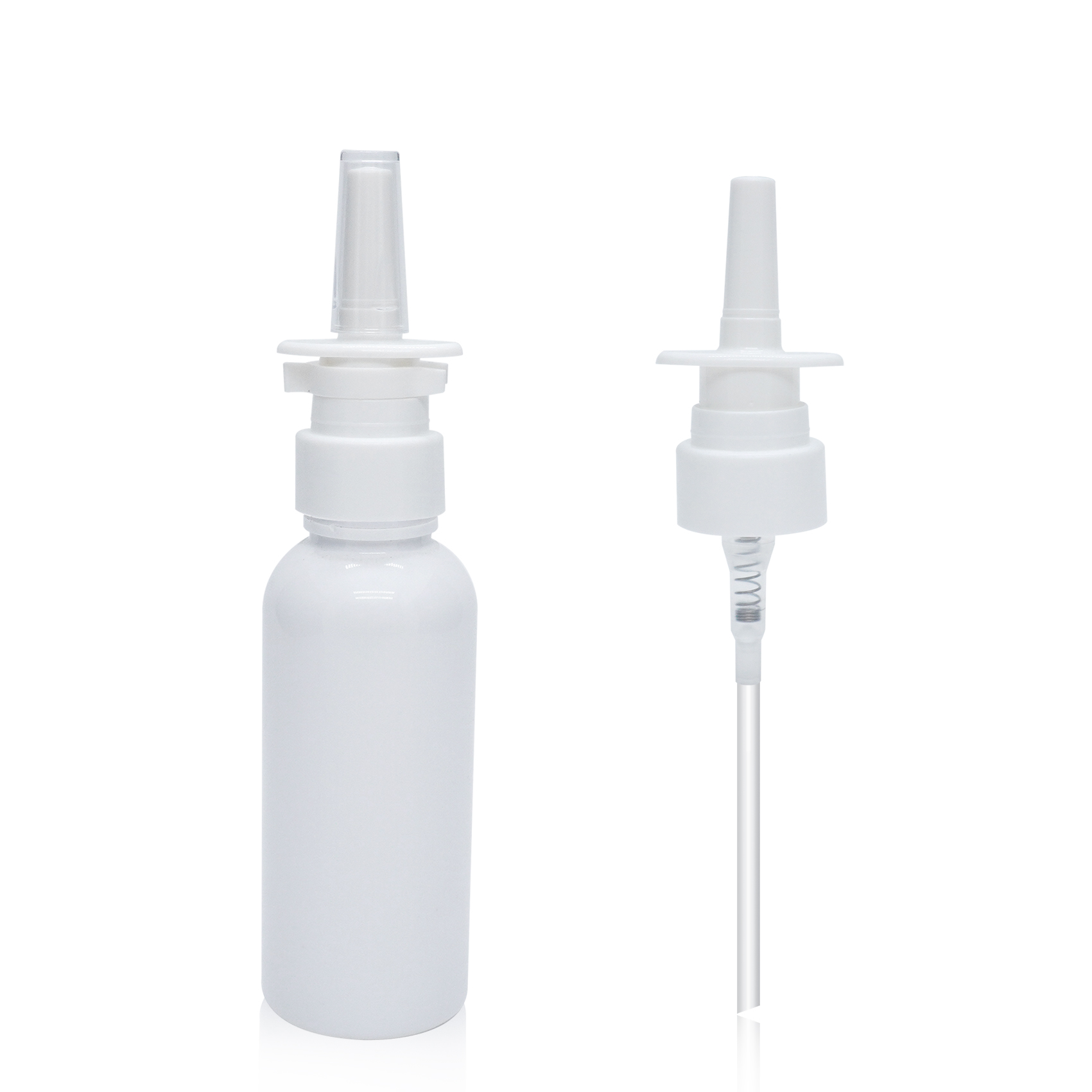 20400 بخاخ أنف أبيض مع زجاجة