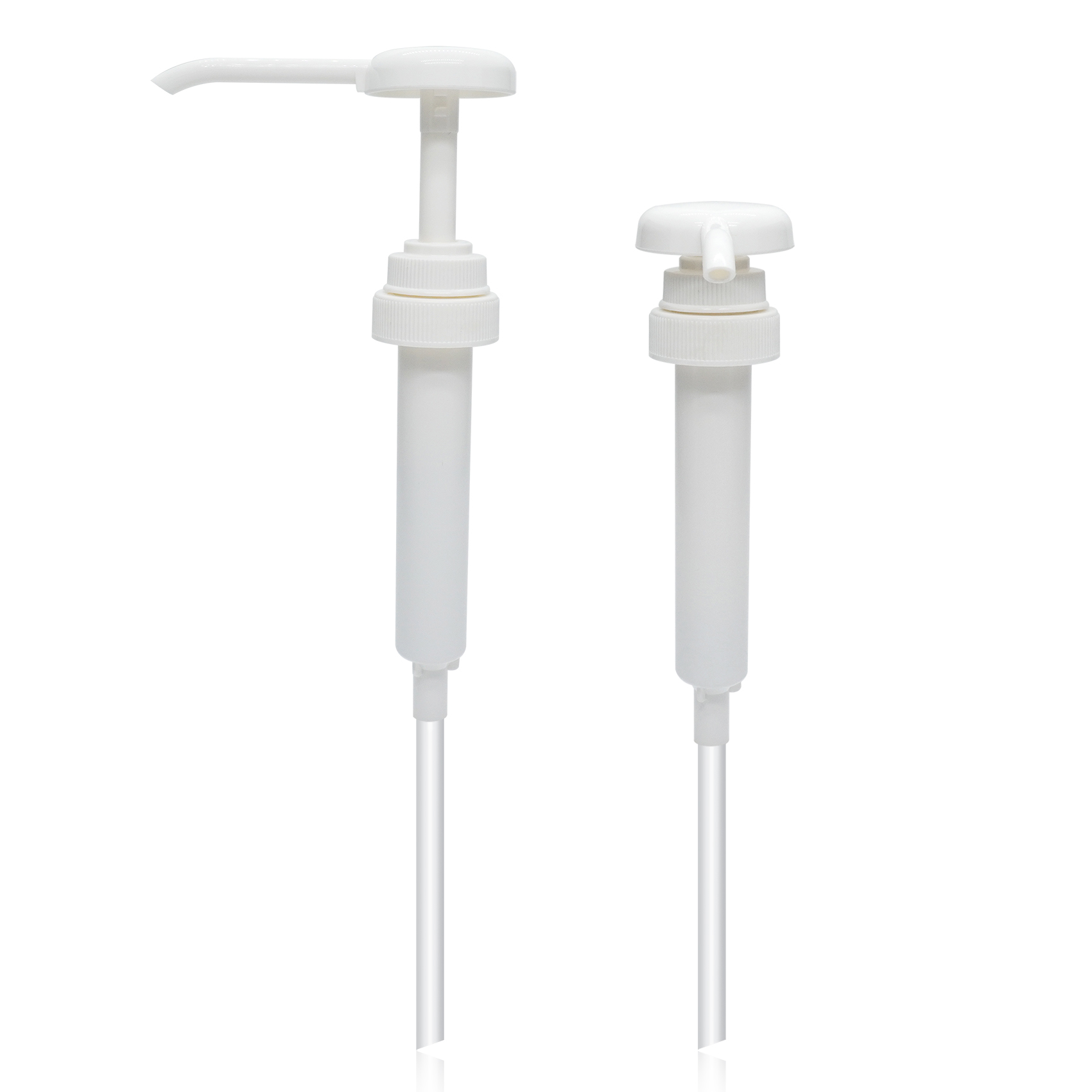 38400 مضخة جالون بلاستيكية مضلعة بيضاء