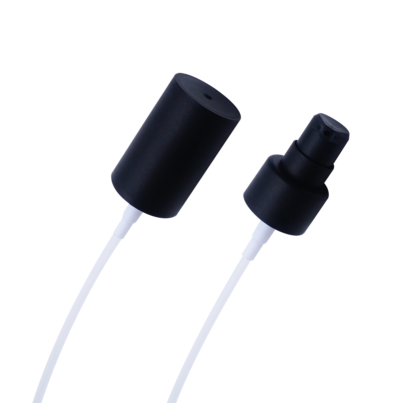 24410 مضخة مصل سوداء بغطاء كامل