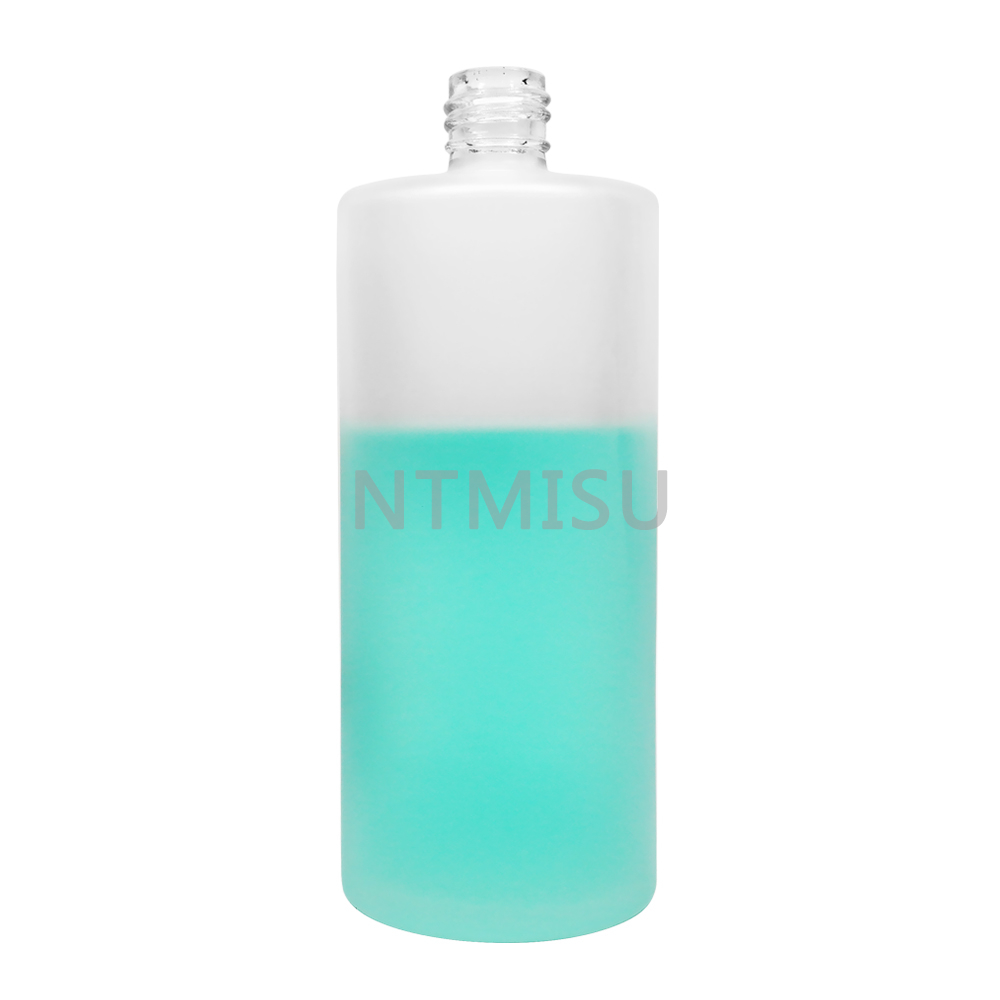 زجاجة عطر زجاجية شفافة مستديرة عالية الجودة سعة 230 مل فارغة