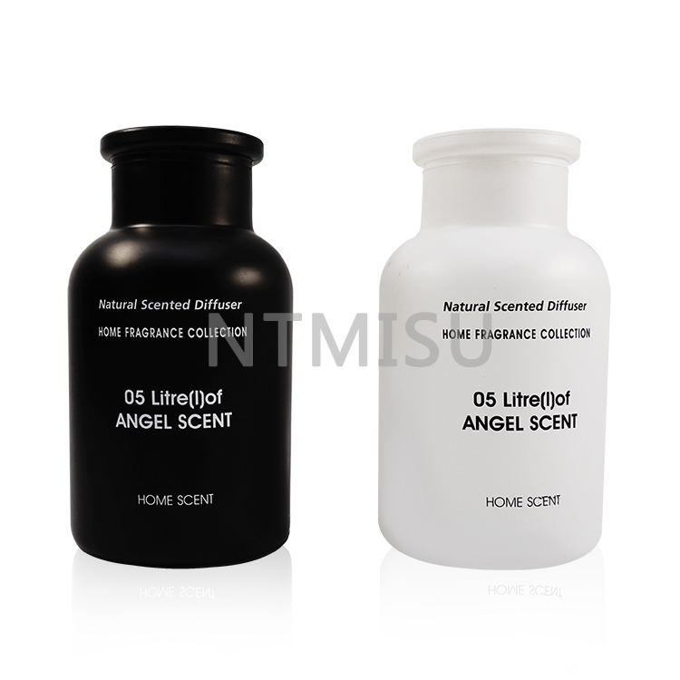 أبيض وأسود البطن الروائح زجاجة مخصصة لون الزجاج زجاجة العطر الحلي