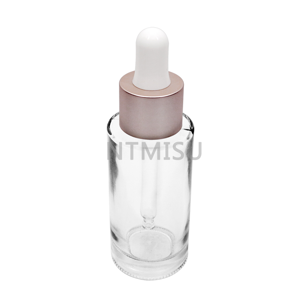 قطارة زجاجية من الألومنيوم مقاس 20 مم لزجاجة الزيت العطري