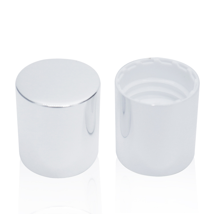 غطاء برغي بلاستيكي من الألومنيوم الفضي اللامع