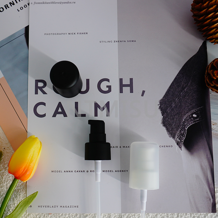 مضخة رش معالجة سوداء بلوري عالية الجودة 24 مم 400 للصابون السائل