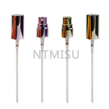 مضخة توزيع بخاخ عطر كولونيا من الألومنيوم الذهبي الوردي اللامع 12400 من المصنع مباشرة