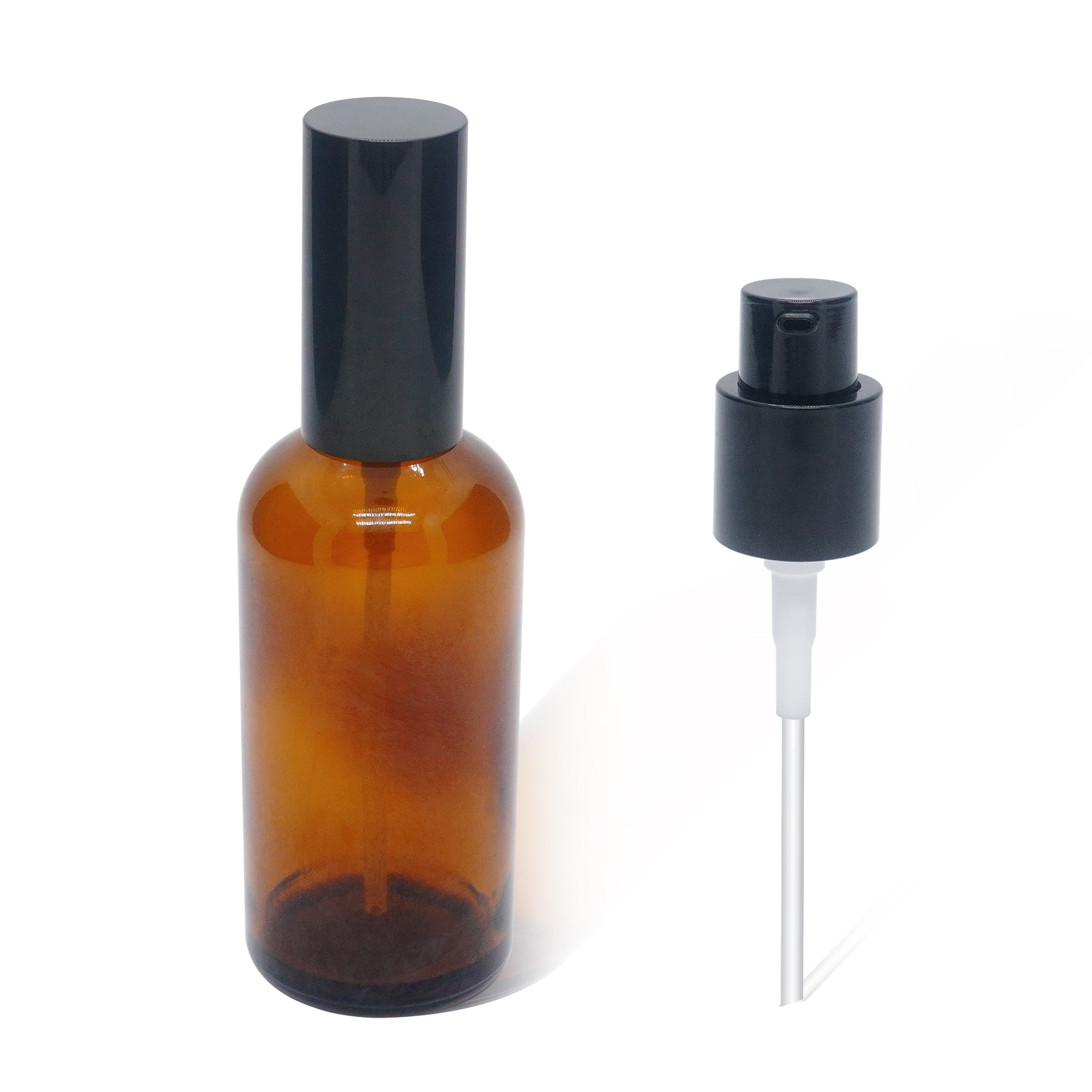 18 410 مضخة كريم من النوع المضغوط مع غطاء كامل من البلاستيك الأسود