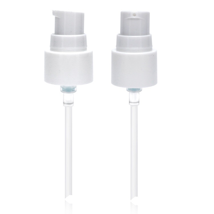 18 ملم خارج حزمة الربيع كريم مضخة البلاستيك نصف غطاء