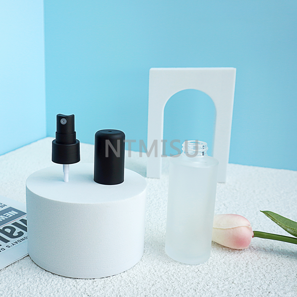 أحدث جودة عالية 20 410 مضخة بخاخ رذاذ دقيقة من البلاستيك الأسود المصقول للزجاجات