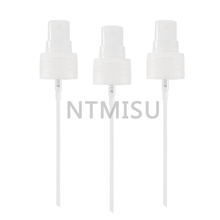 جودة عالية 24 مم 410 زجاجة شفافة عديمة اللون بخاخ رذاذ ناعم