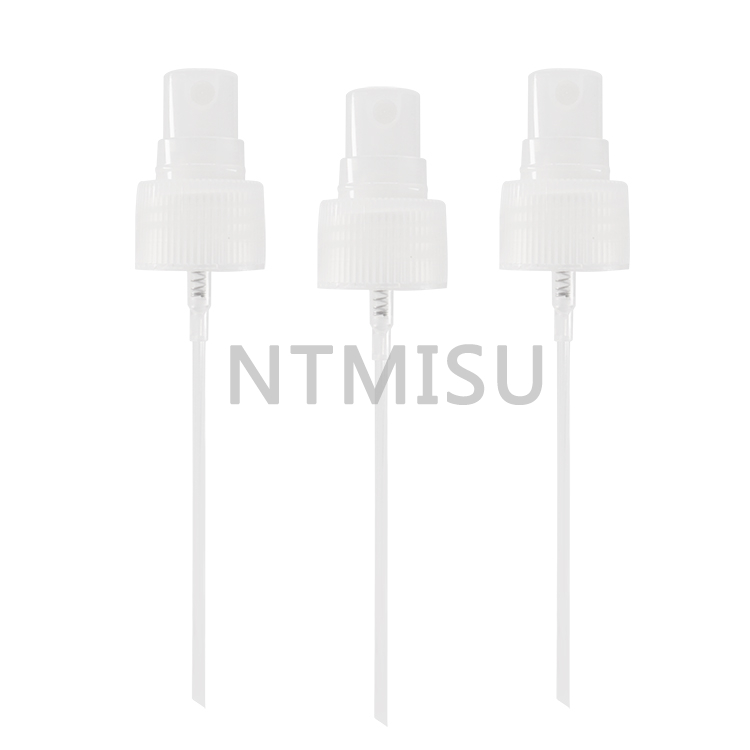 جودة عالية 24 مم 410 زجاجة شفافة عديمة اللون بخاخ رذاذ ناعم