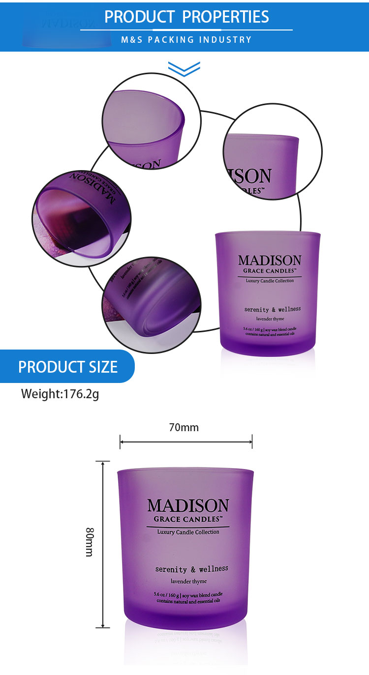 تفاصيل كوب زجاجي أرجواني