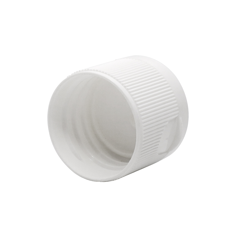 28 410 غطاء علوي للزجاجة من الشامبو المضلع باللون الأبيض