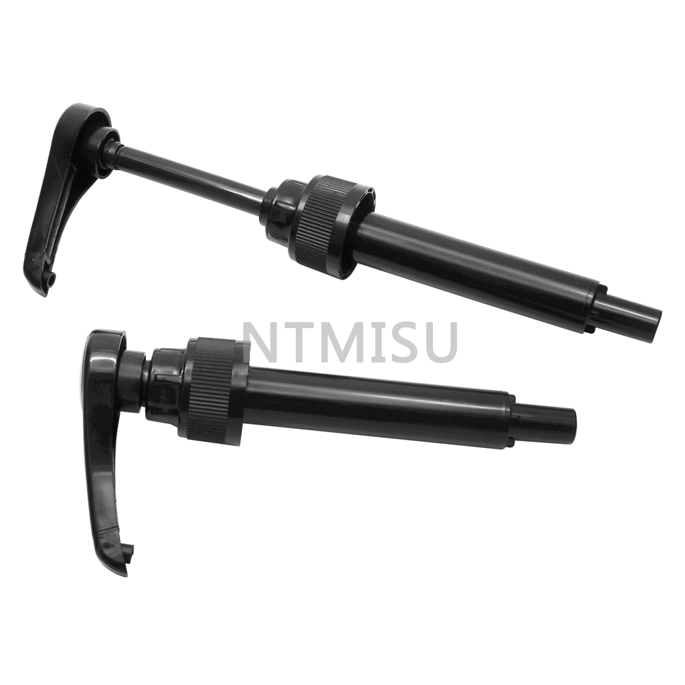 مضخة توزيع طعام بلاستيكية سوداء مقاس 28 مم 