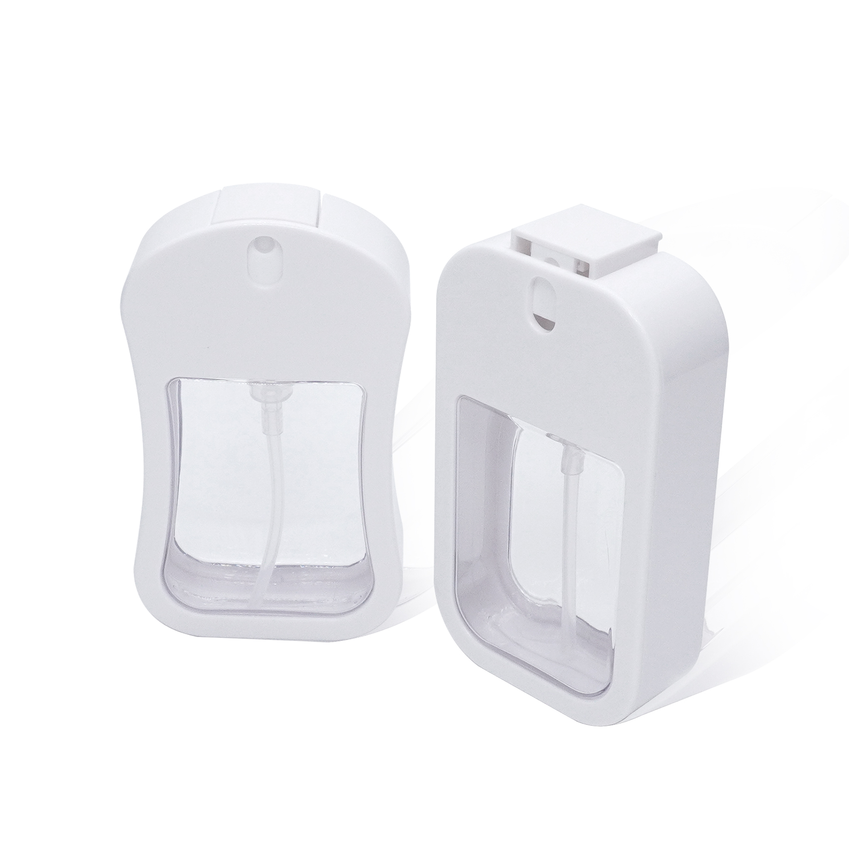 50 مل بخاخ بطاقة بيضاء بخاخ رذاذ الجيب