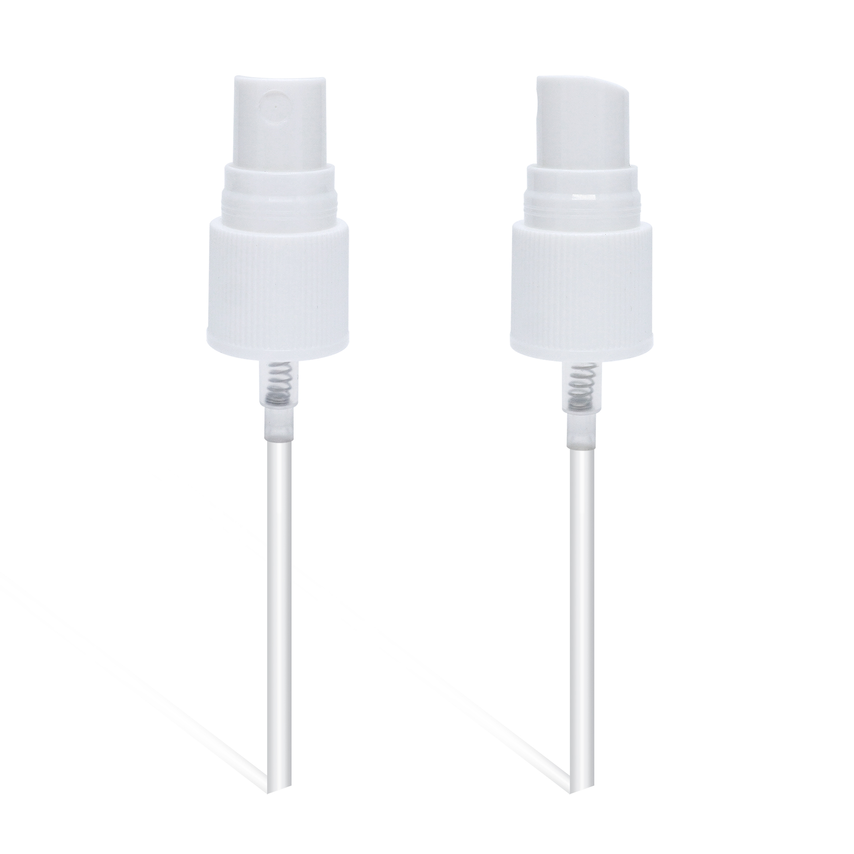 20 410 مضخة بخاخ بلاستيكية بيضاء للزجاجة