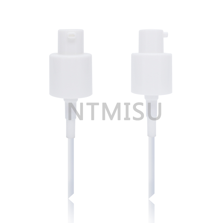 البلاستيك الأبيض مضخة كريم مضخة العلاج حزمة مستحضرات التجميل