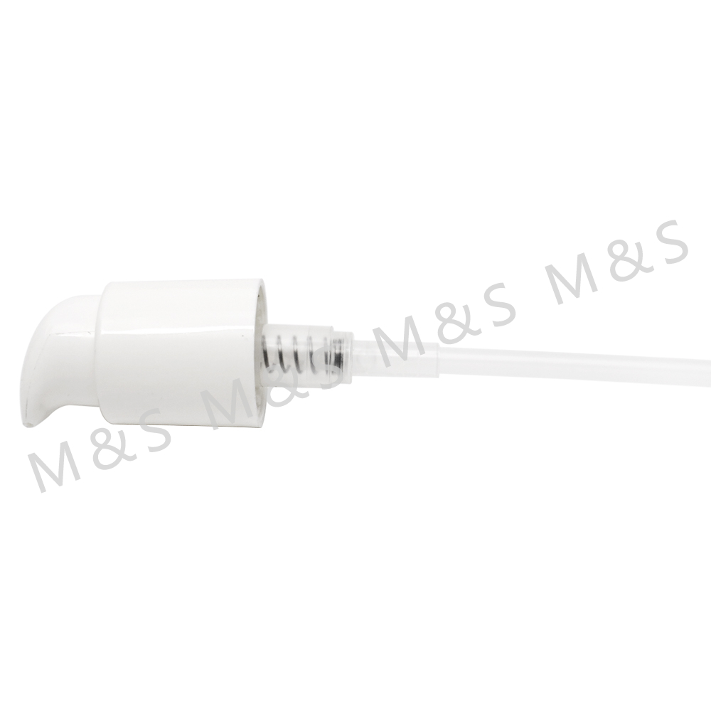 24415 مضخة الكريم الأبيض لمستحضرات التجميل