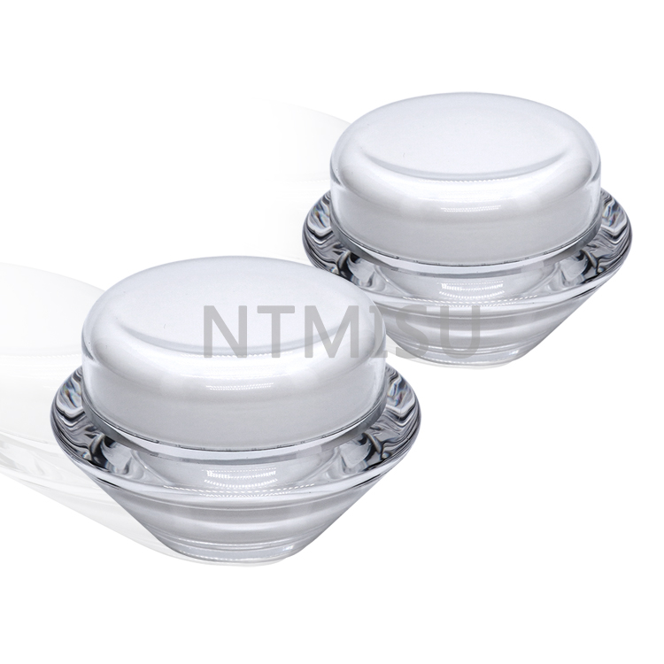 جرة كريم أكريليك 0.5 أونصة 1 أونصة ذات شكل زاوي