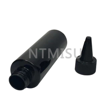 زجاجة سوداء فارغة سعة 150 مل مع غطاء