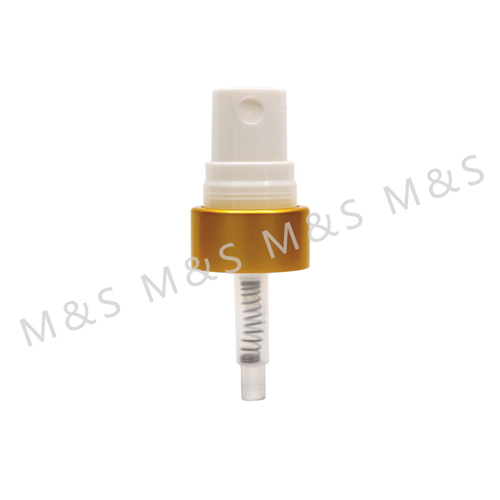 بخاخ رذاذ ناعم من الألومنيوم الذهبي اللامع 20 400