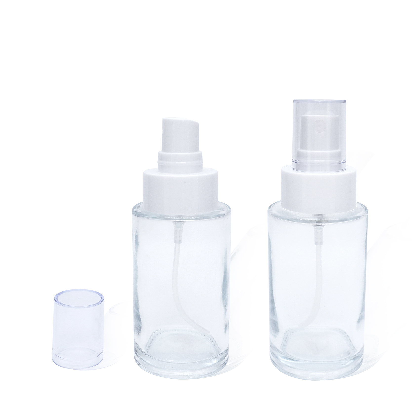 بخاخ رذاذ ناعم مزدوج الجدار مع غطاء AS