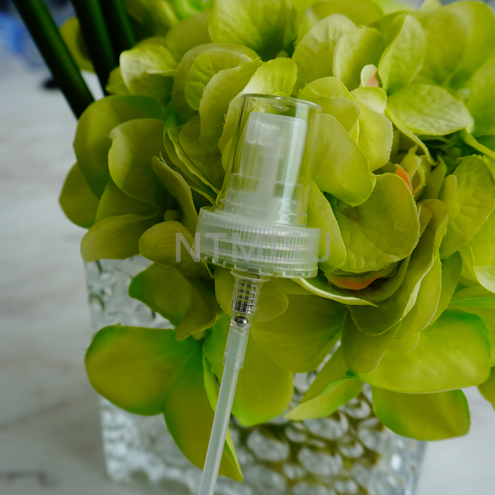 مضخة رذاذ رذاذ دقيقة شفافة 28 400 عالية الجودة للزجاجة