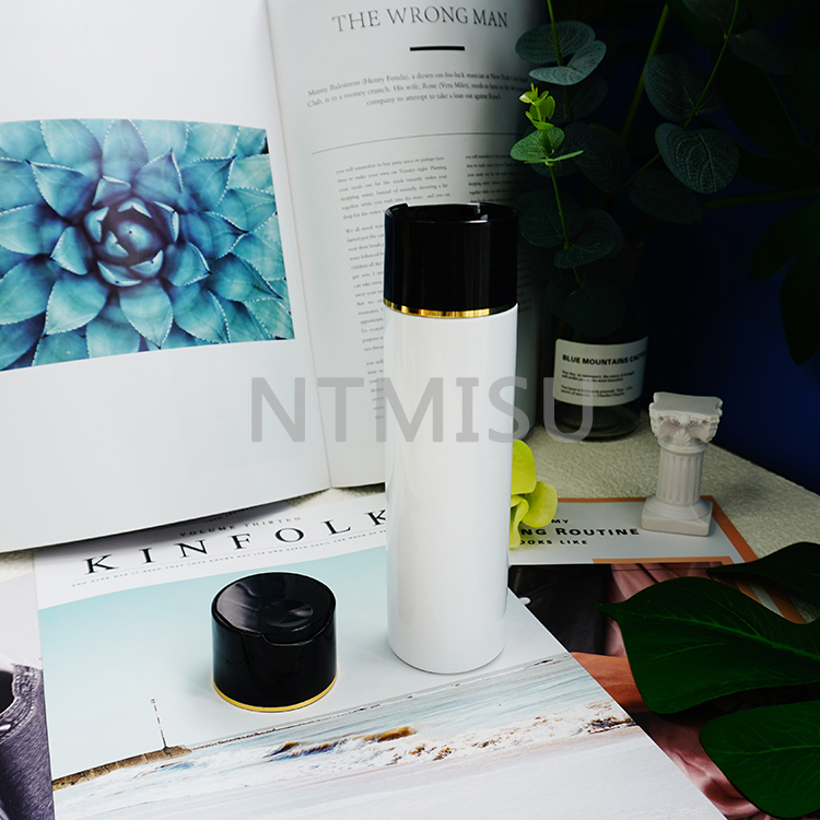 24mm سعر جيد pp أسود مزدوج الجدار غطاء القرص العلوي مع الخط الذهبي