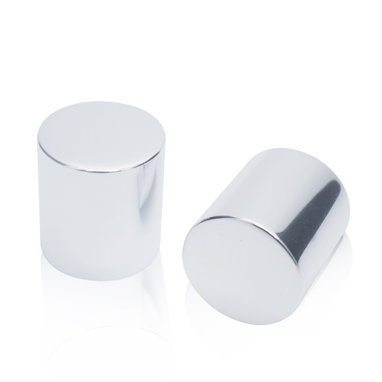 غطاء برغي بلاستيكي من الألومنيوم الفضي اللامع