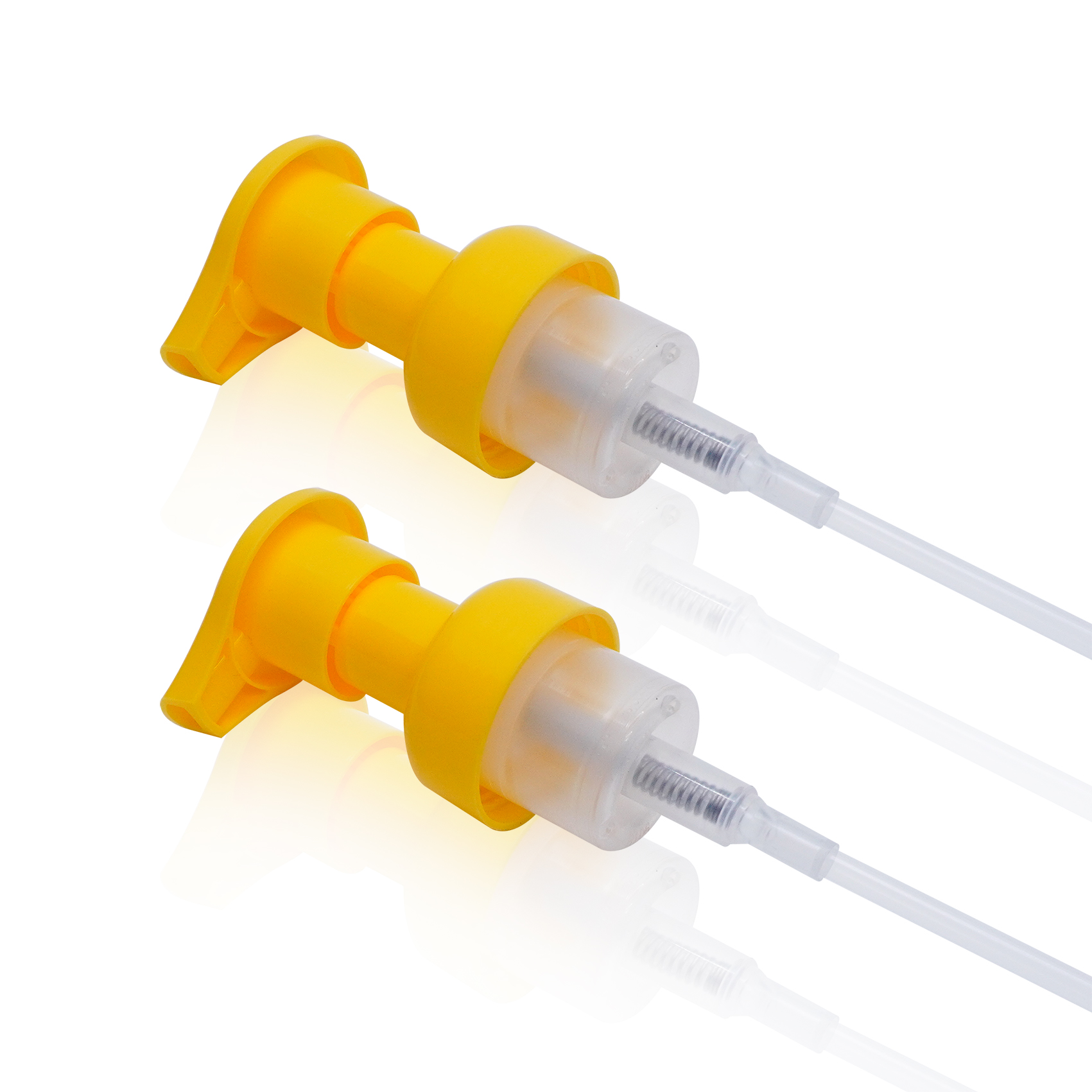 مضخة رغوة بلاستيكية صفراء 30 مللي متر مضخة ضغط مضخة التبديل اليسرى واليمنى