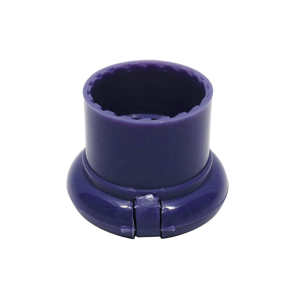 غطاء علوي فليب باللون الرمادي والأزرق مقاس 24 مم للزجاجة