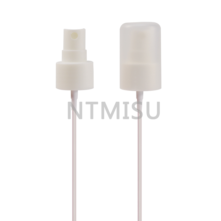 أحدث مضخة رش رذاذ دقيقة من البلاستيك الأبيض البلوري 24 410 عالية الجودة للزجاجات