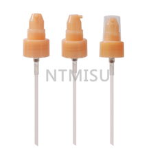 مضخة معالجة مستحضرات التجميل البلاستيكية باللون الوردي 24 ملم