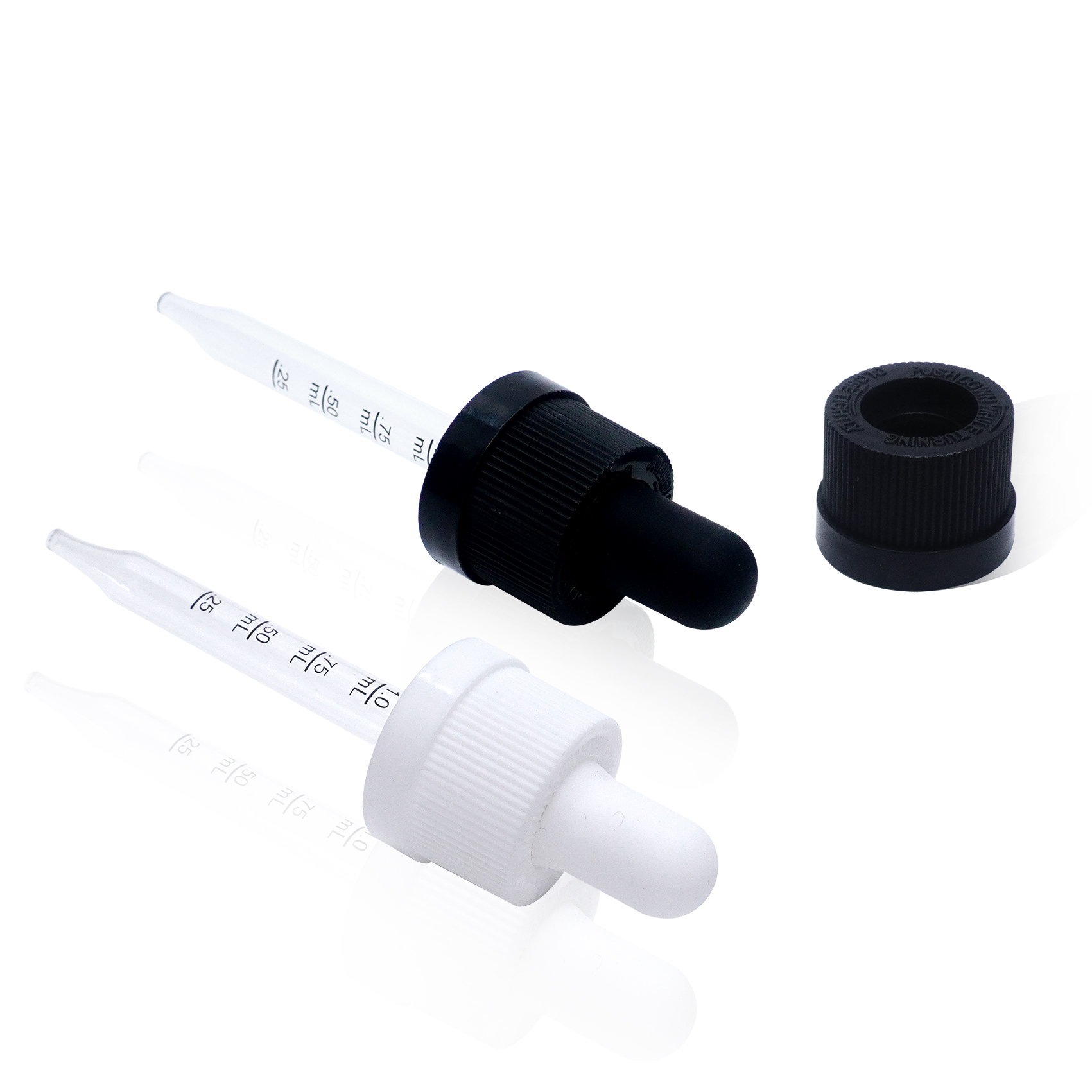 18 410 قطارة عامة مقاومة للأطفال مع قارورة زجاجية