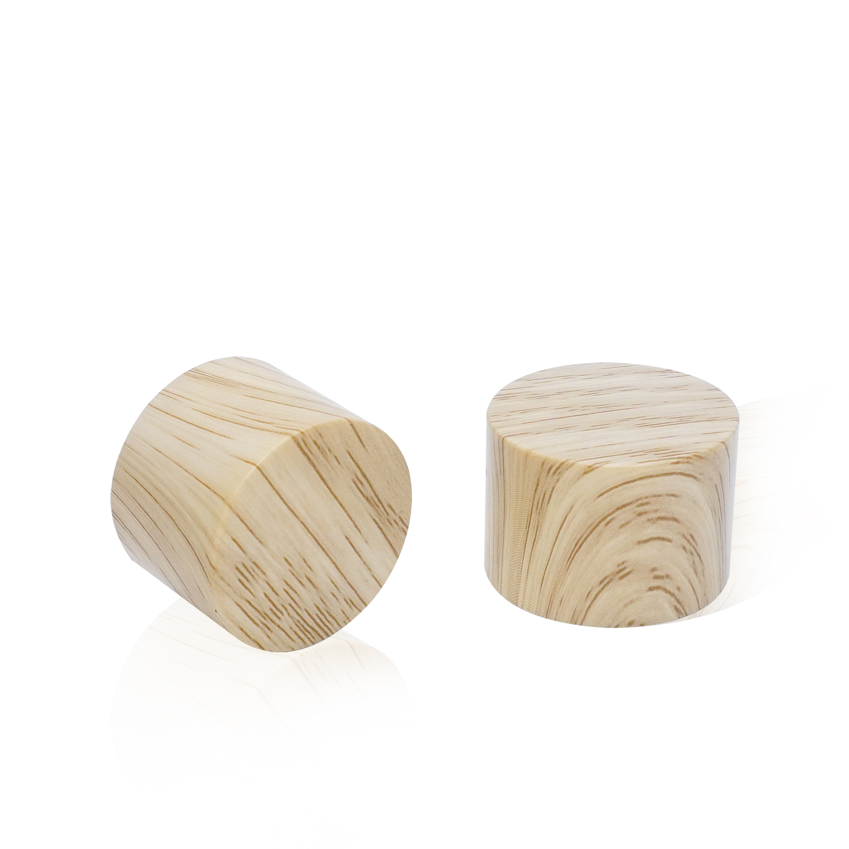 طباعة نمط خشبي غطاء بلاستيكي مزدوج الجدار