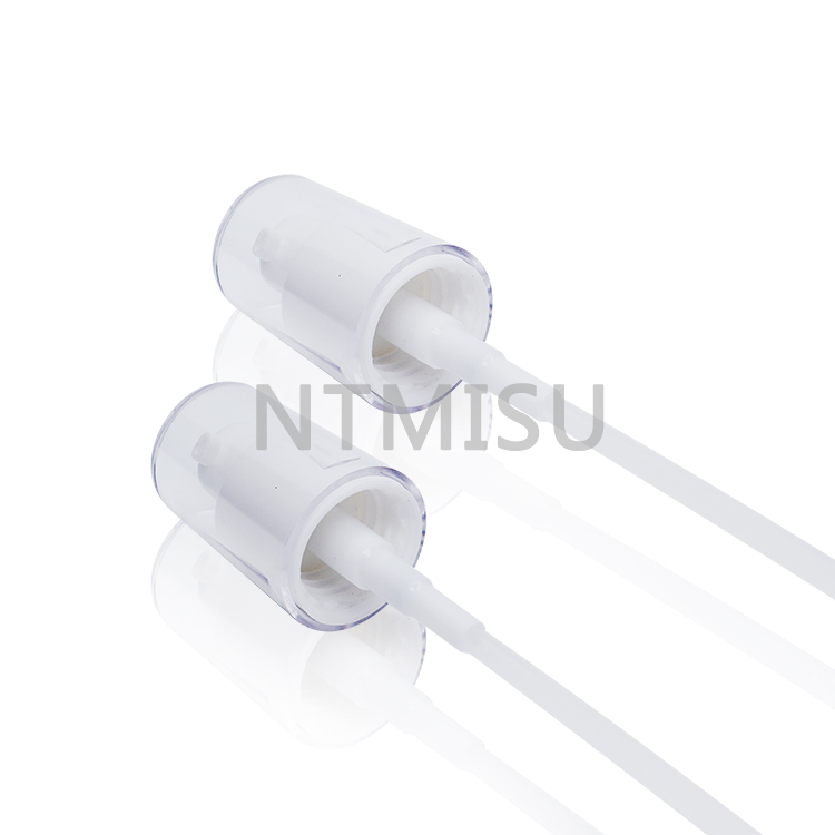 البلاستيك الأبيض مضخة كريم مضخة العلاج حزمة مستحضرات التجميل