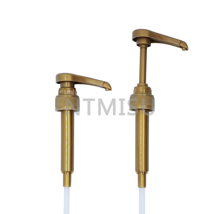 مضخة سائل غذائي ذهبي 8cc 10cc للبيع