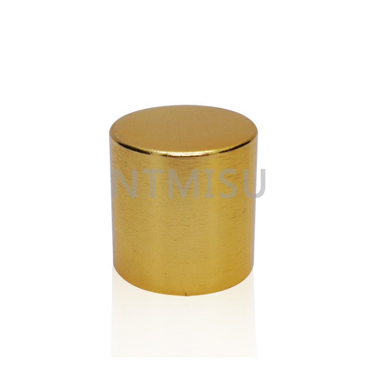 عملية سحب المعادن 20410 غطاء لولبي من الألومنيوم لزجاجات تغليف مستحضرات التجميل