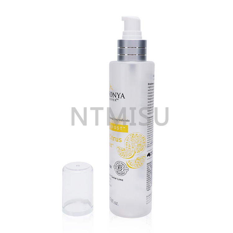 مضخة معالجة بمضخة كريم من الألومنيوم الفضي 24 410 بخط فضي لامع