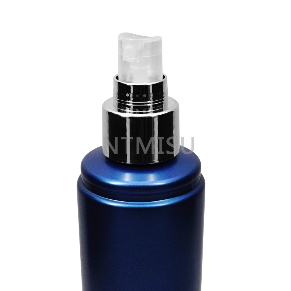 حار بيع 20/410 رذاذ رذاذ ناعم من البلاستيك الفضي اللامع مع نصف غطاء