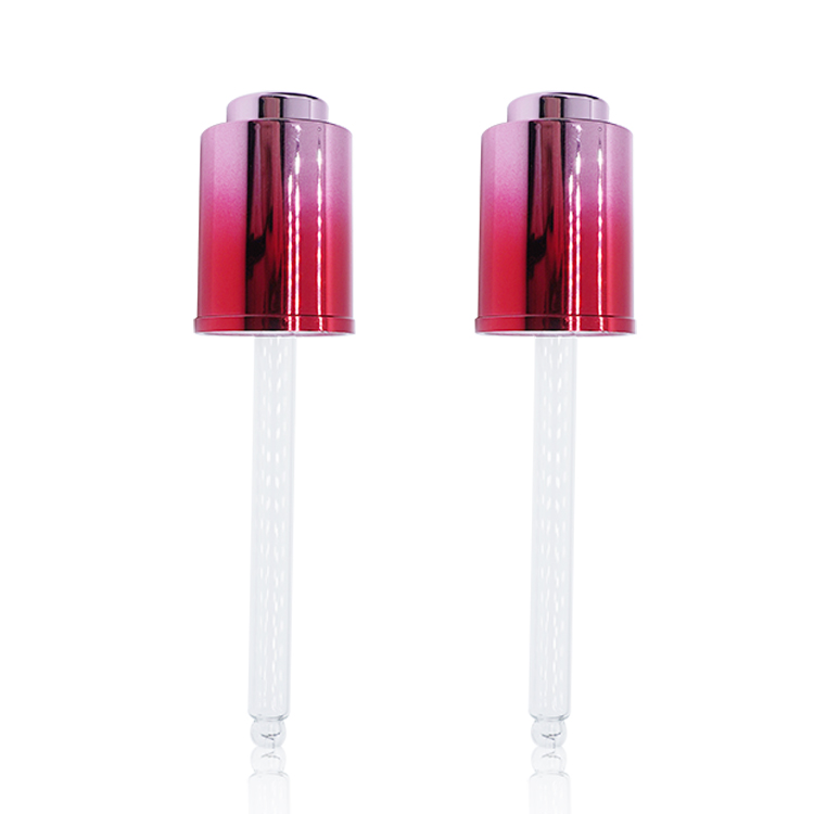 قطارة بزر ضغط أرجواني متدرج من الألومنيوم