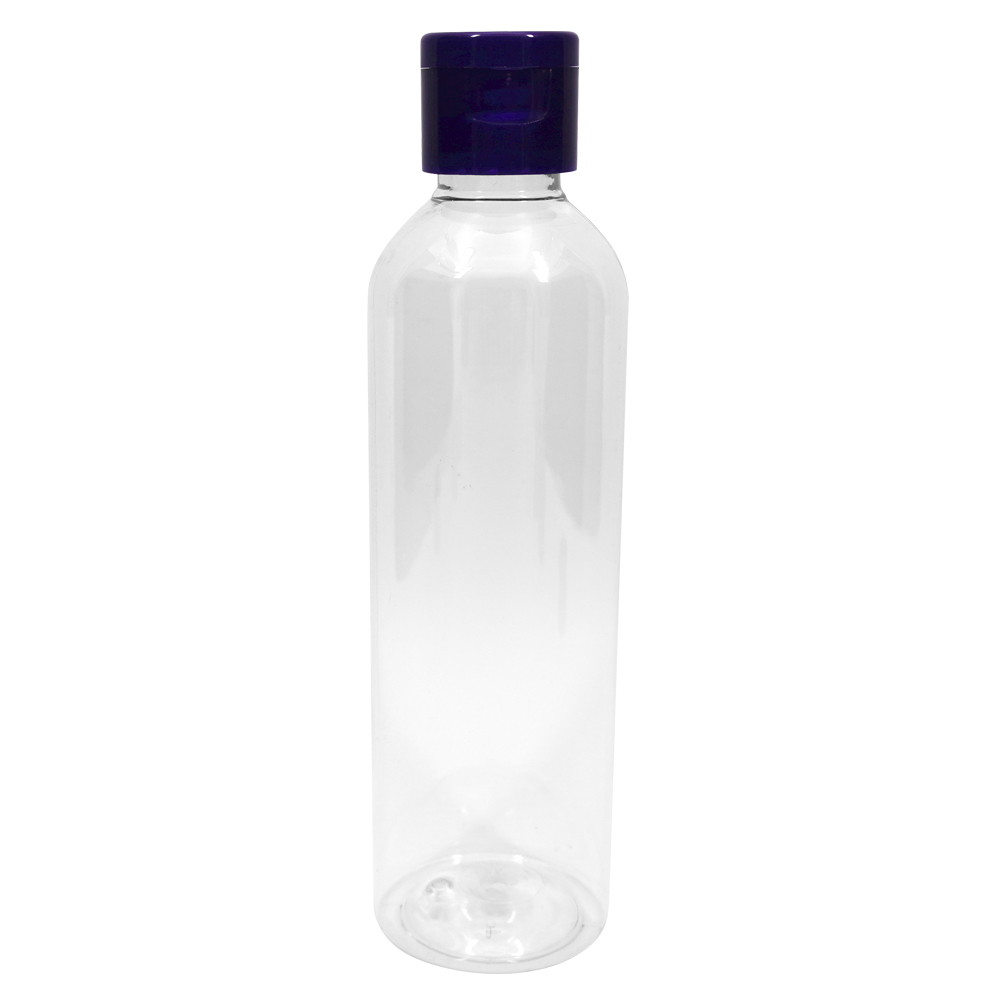 20mm الأزرق الداكن البلاستيك السلس جولة المسمار الوجه الغطاء العلوي